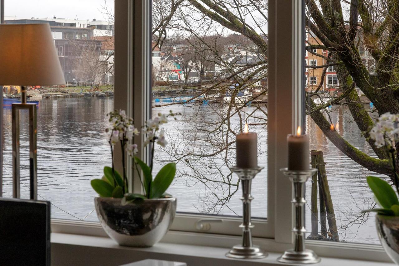 Stylish Apartment With Beautiful Views Of The River, Beach Nearby Kristiansand Buitenkant foto